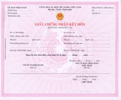 giay chung nhan dang ky ket hon
